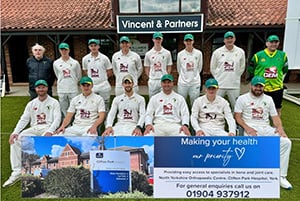 Clifton Park Hospital Sponsors Clifton Alliance Cricket Club