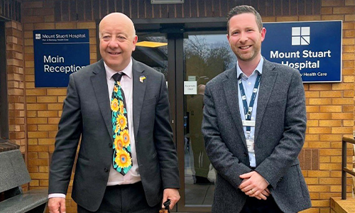 Steve Darling MP for Torbay Visits Mount Stuart Hospital