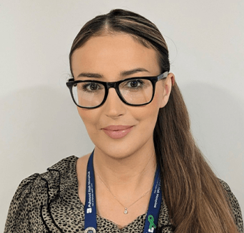 business relations manager smiling