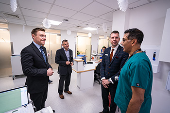 Will Quince MP Visits Oaks Hospital