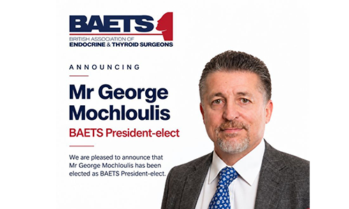 Pinehill Hospital consultant elected President-elect of BAETS