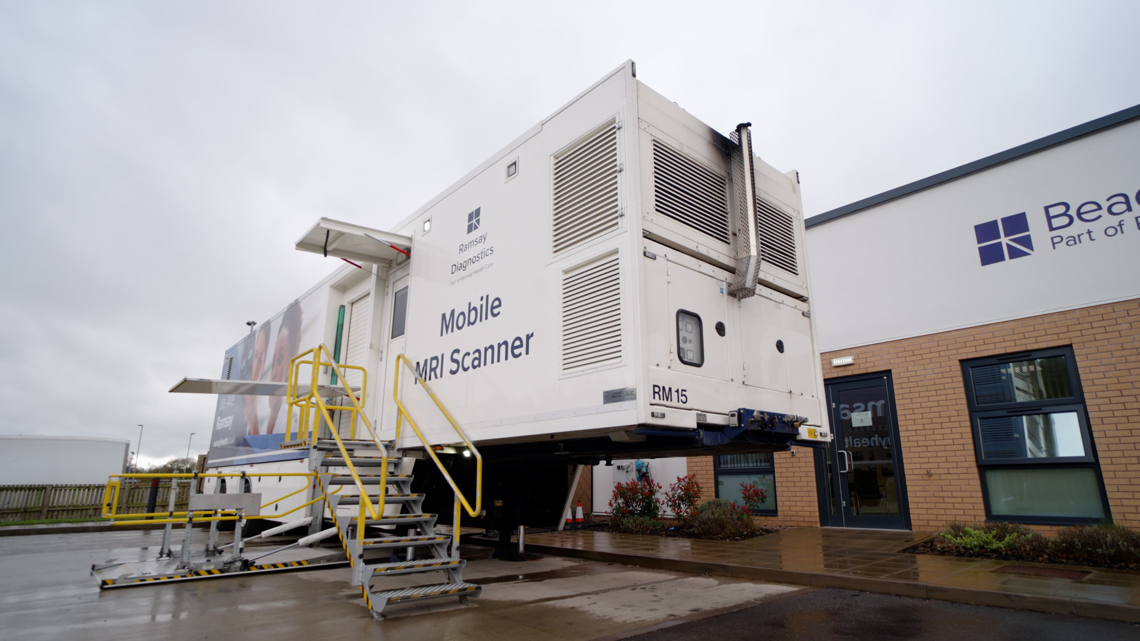 Mobile MRI Scanner Trailer